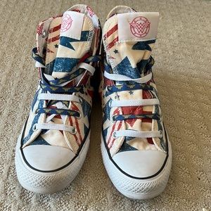 Wonder Woman Converse worn once for photo